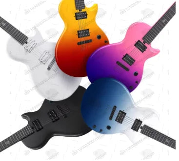 Carbon Fiber Electric Guitar With Bag For Beginner Adults
