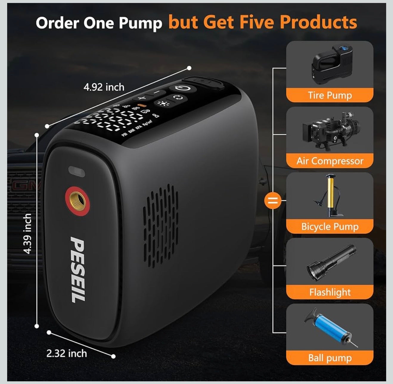 150PSI PORTABLE AIR COMPRESSOR