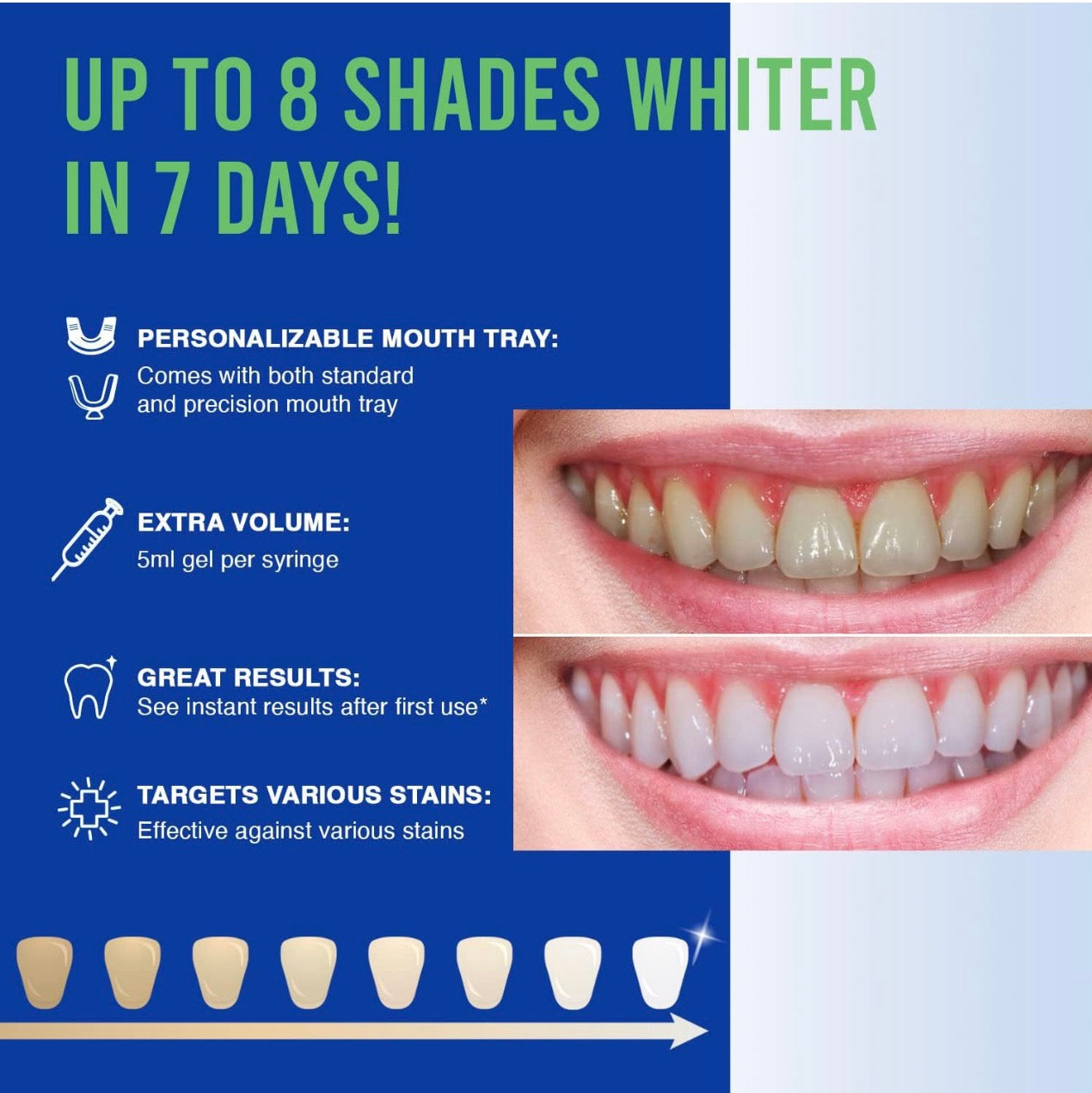 Whitening Teeth Strips Purple Teeth Strips Dry-application