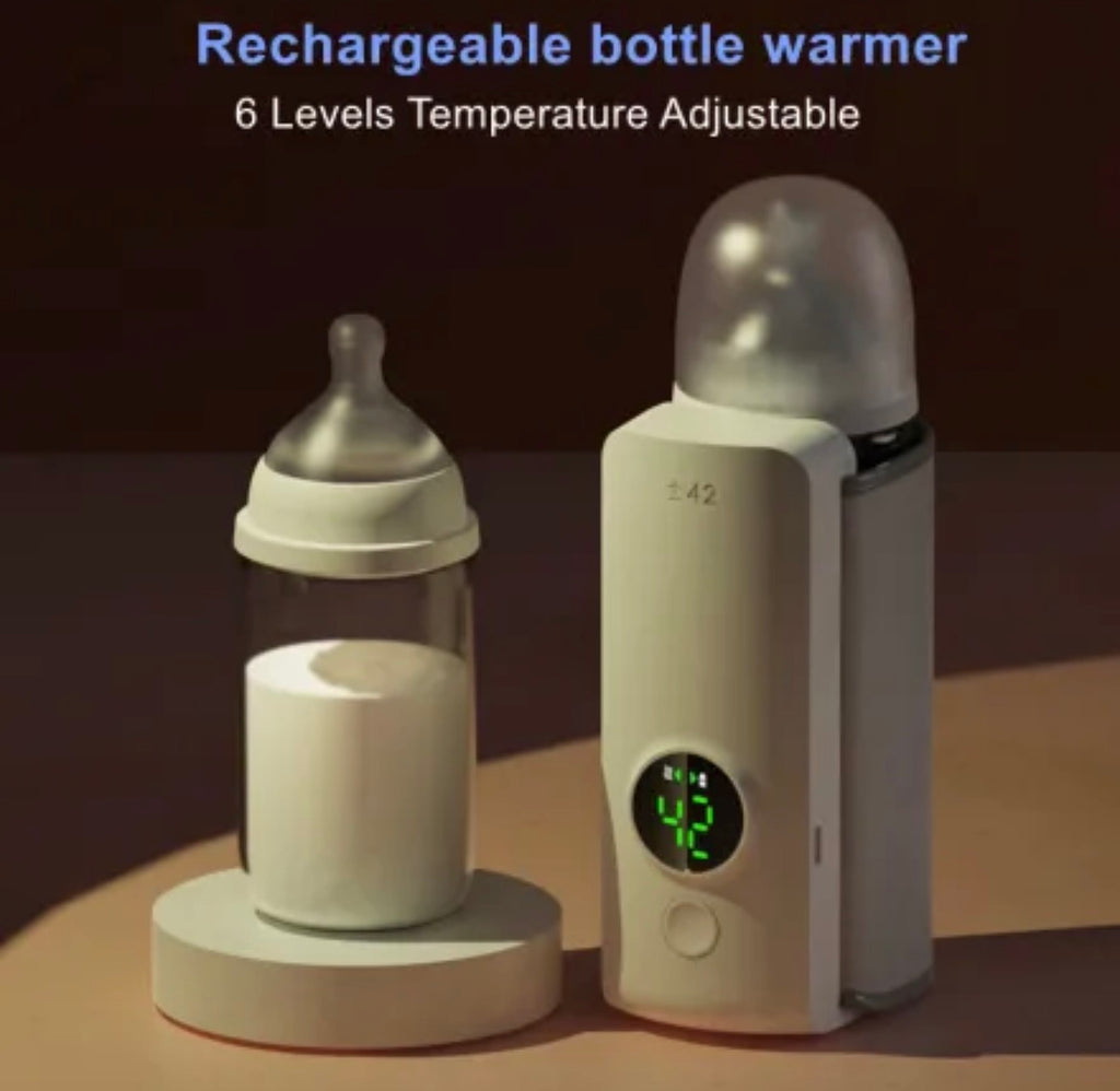 Portable Wireless Rechargeable Baby Bottle Warmer USB Charging And Heating Bag Portable Constant Temperature Milk Warmer Universal Bottle Insulation Sleeve