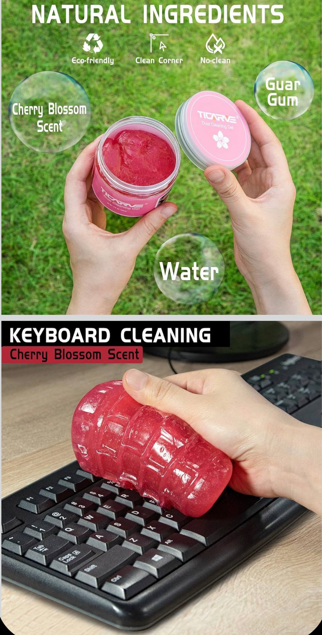Car Cleaning Gel Detailing Putty Car Putty Auto Detailing Tools Car Interior Cleaner Cleaning Slime Car Accessories Keyboard Cleaner Rose/NT WT: 5.6 oz