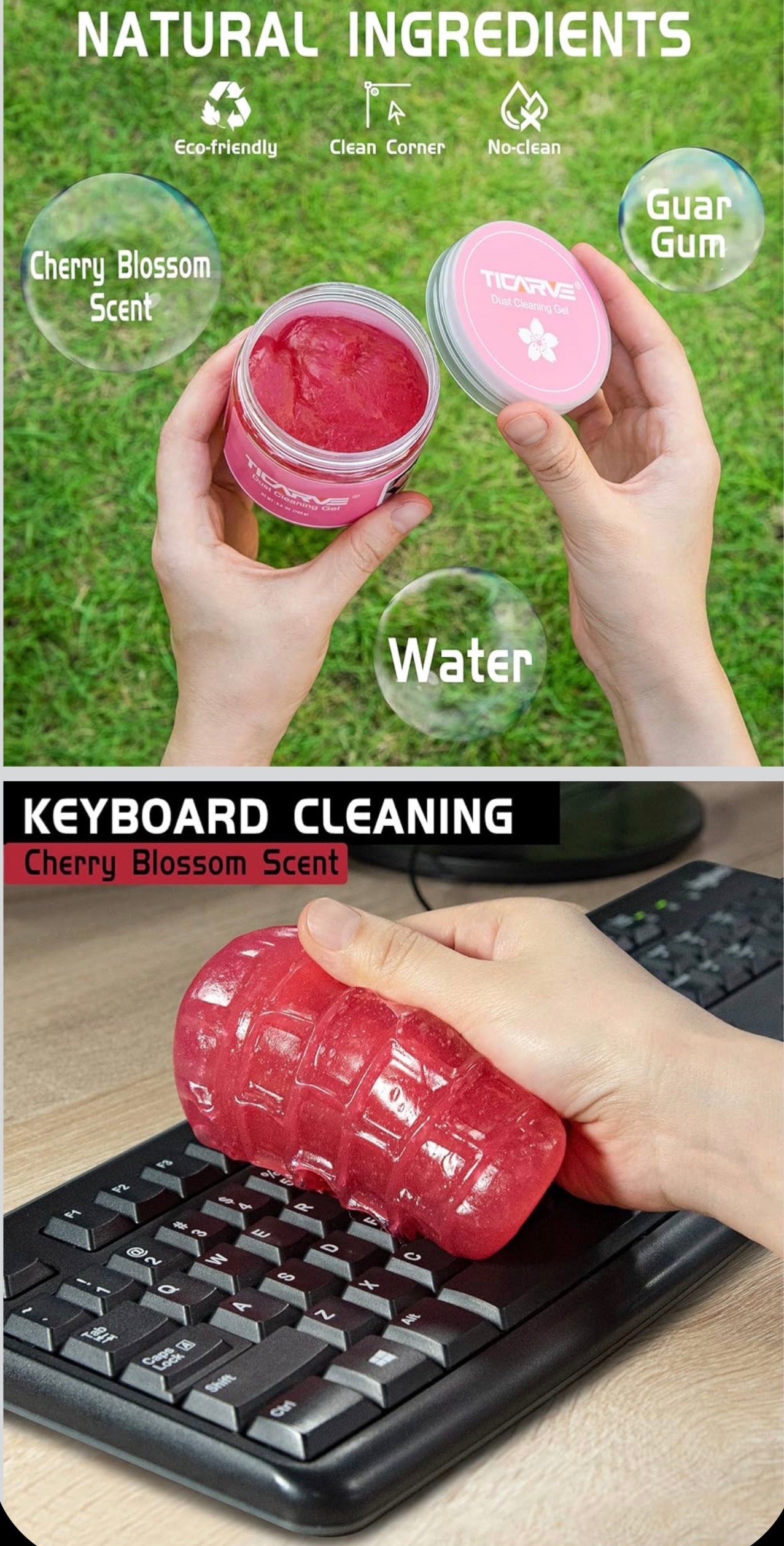 Car Cleaning Gel Detailing Putty Car Putty Auto Detailing Tools Car Interior Cleaner Cleaning Slime Car Accessories Keyboard Cleaner Rose/NT WT: 5.6 oz