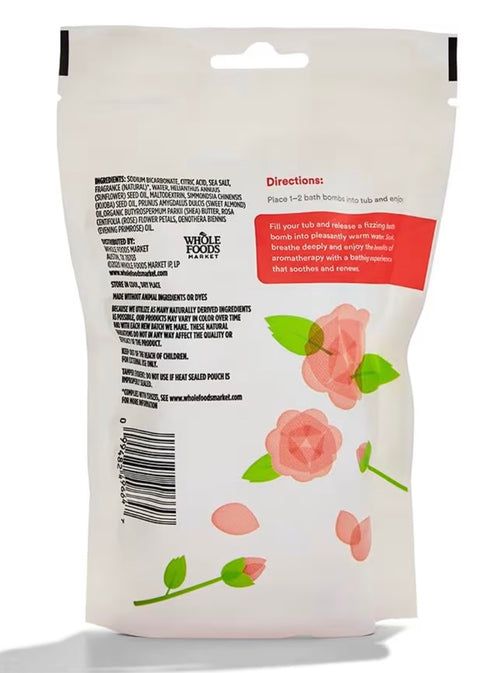 365 by Whole Foods Market, Bath Soak, Rose Petal with Himalayan Salt, 5 Count