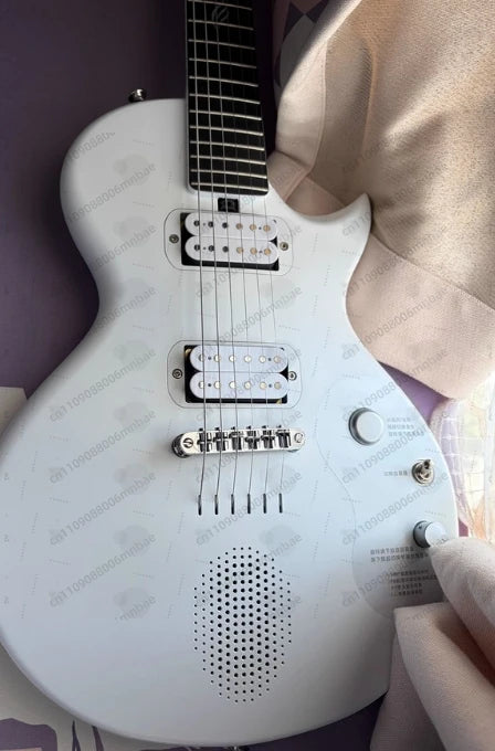 Carbon Fiber Electric Guitar With Bag For Beginner Adults