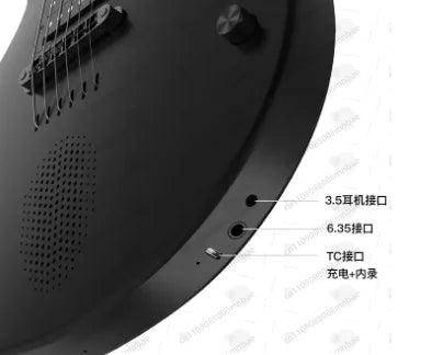 Carbon Fiber Electric Guitar With Bag For Beginner Adults